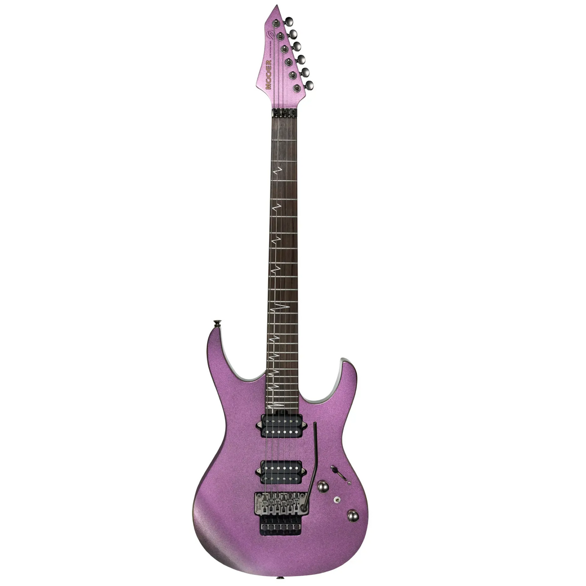 ギター mooer mmt100 aurora violet MOOER MMT100 FLOYD ROSE ELECTRIC GUITAR (AURORA PINK