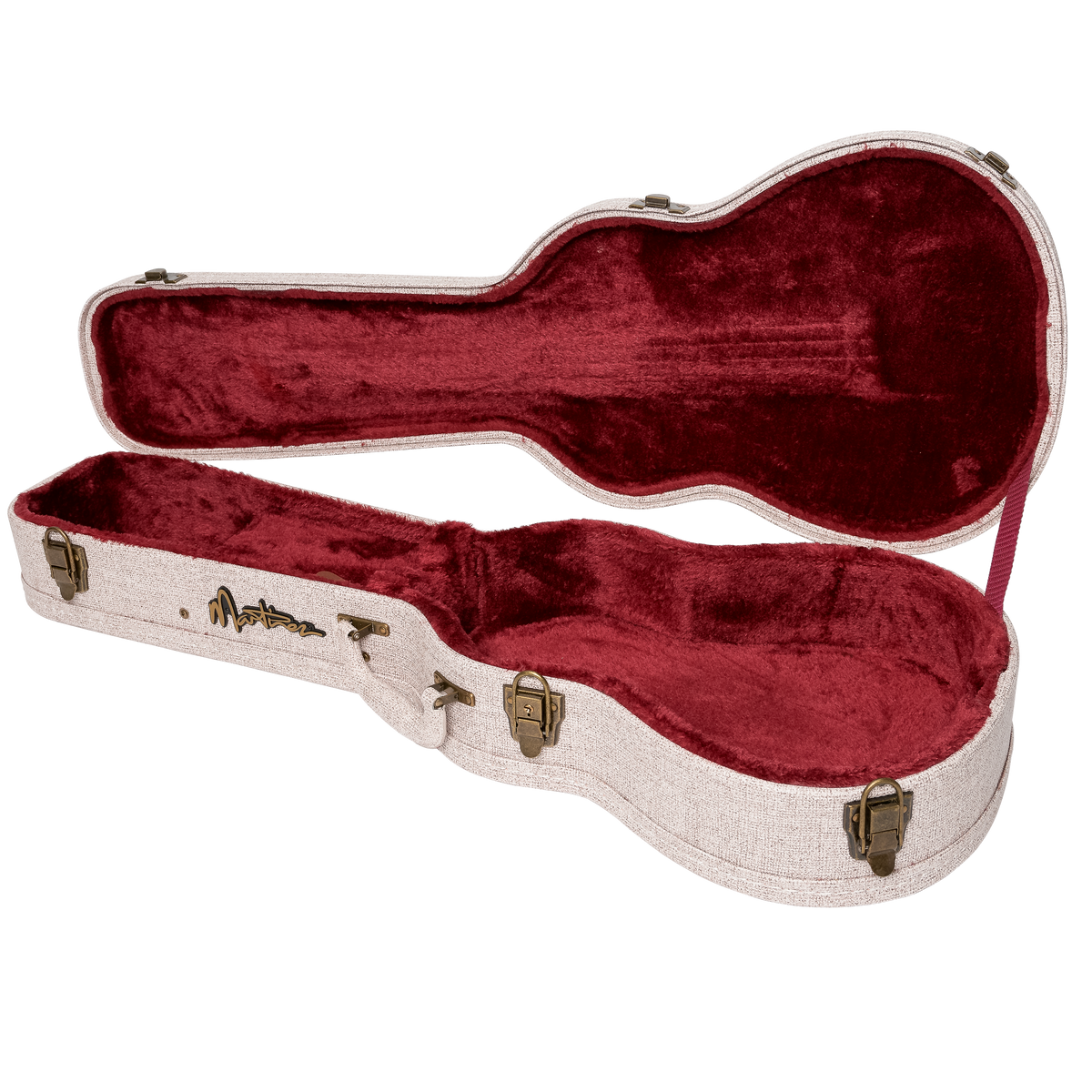 Martinez 'Southern Belle' Deluxe Shaped Tenor Ukulele Hard Case (Paisl