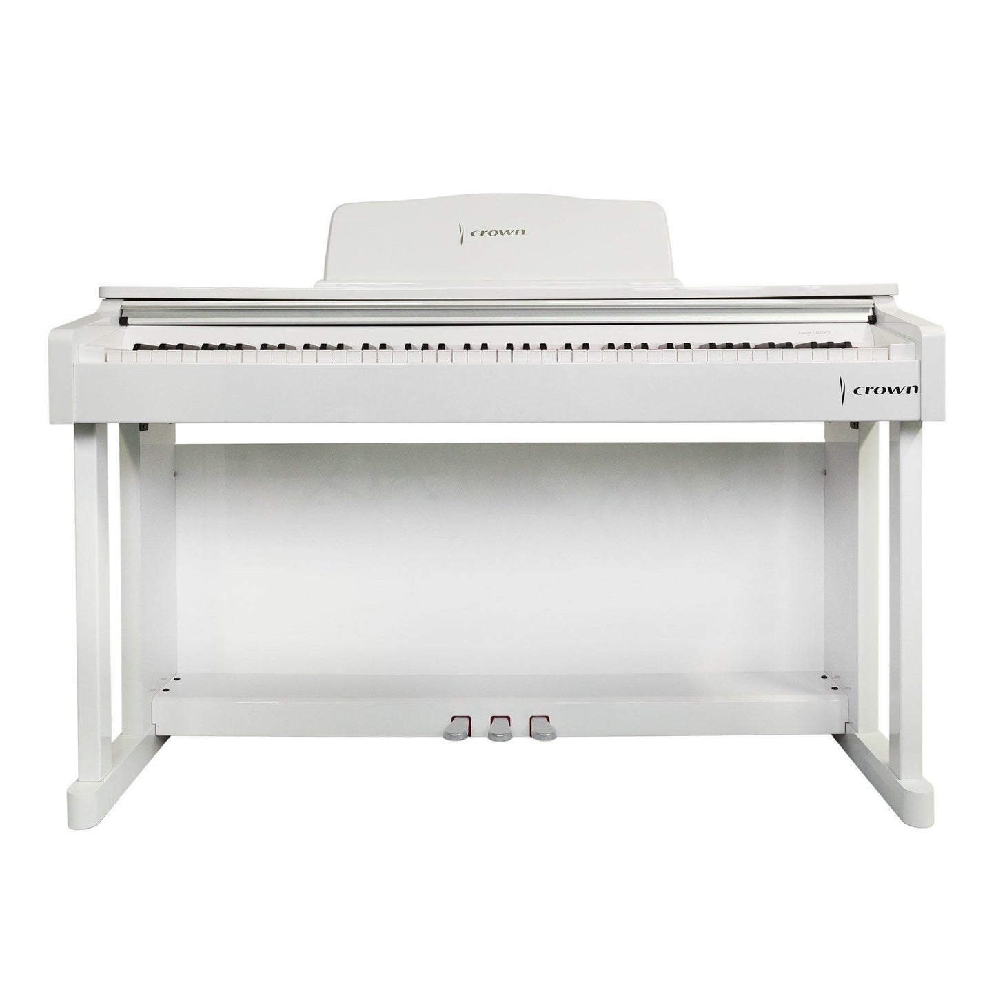 Crown 88-Key Hammer Action Digital Piano (White Gloss)