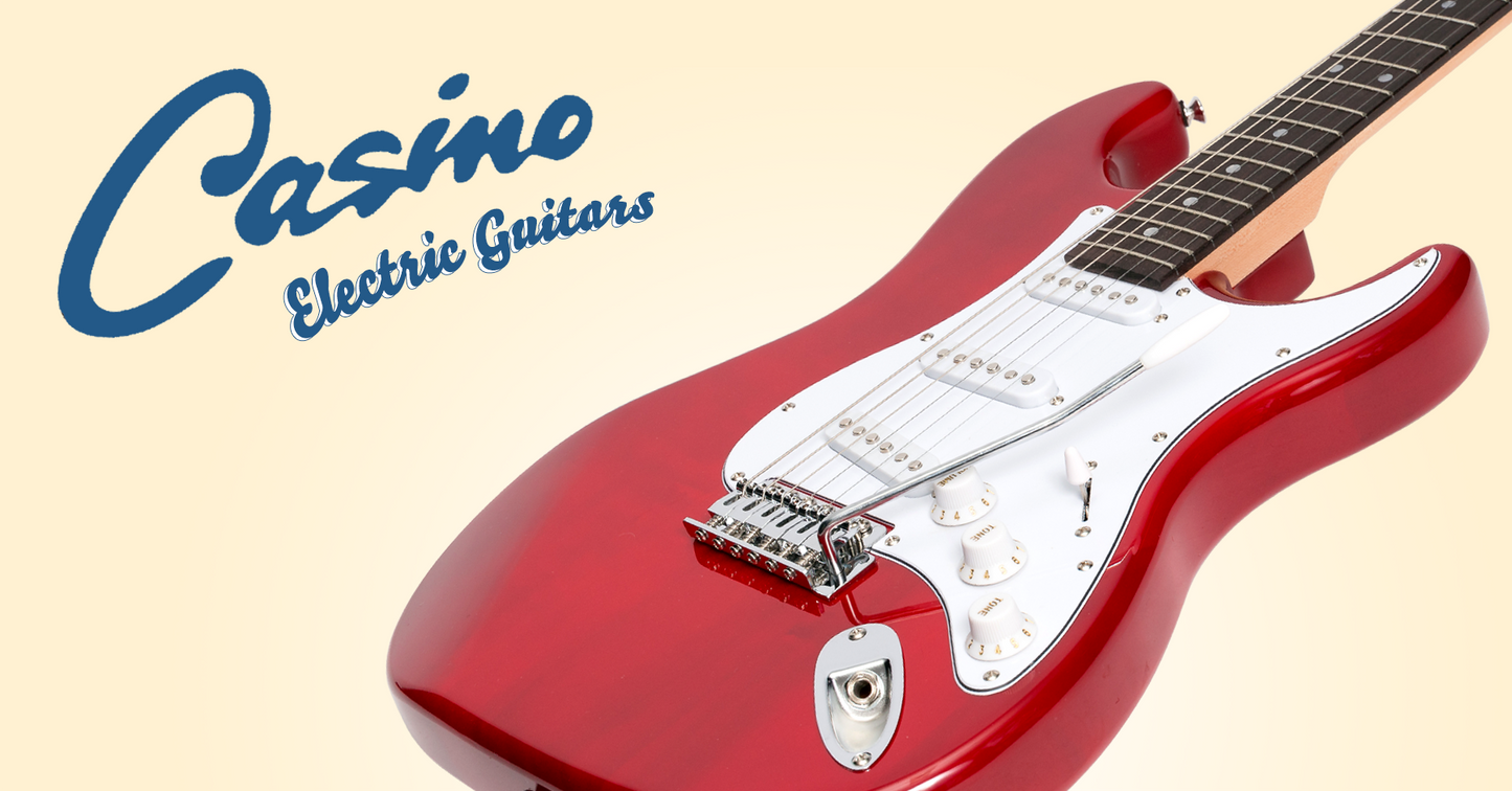 Back in Stock: Casino Electric Guitar Sets and Packs!