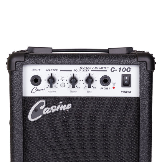 Casino ST-Style Electric Guitar and 10 Watt Amplifier Pack (Blue Sunburst)