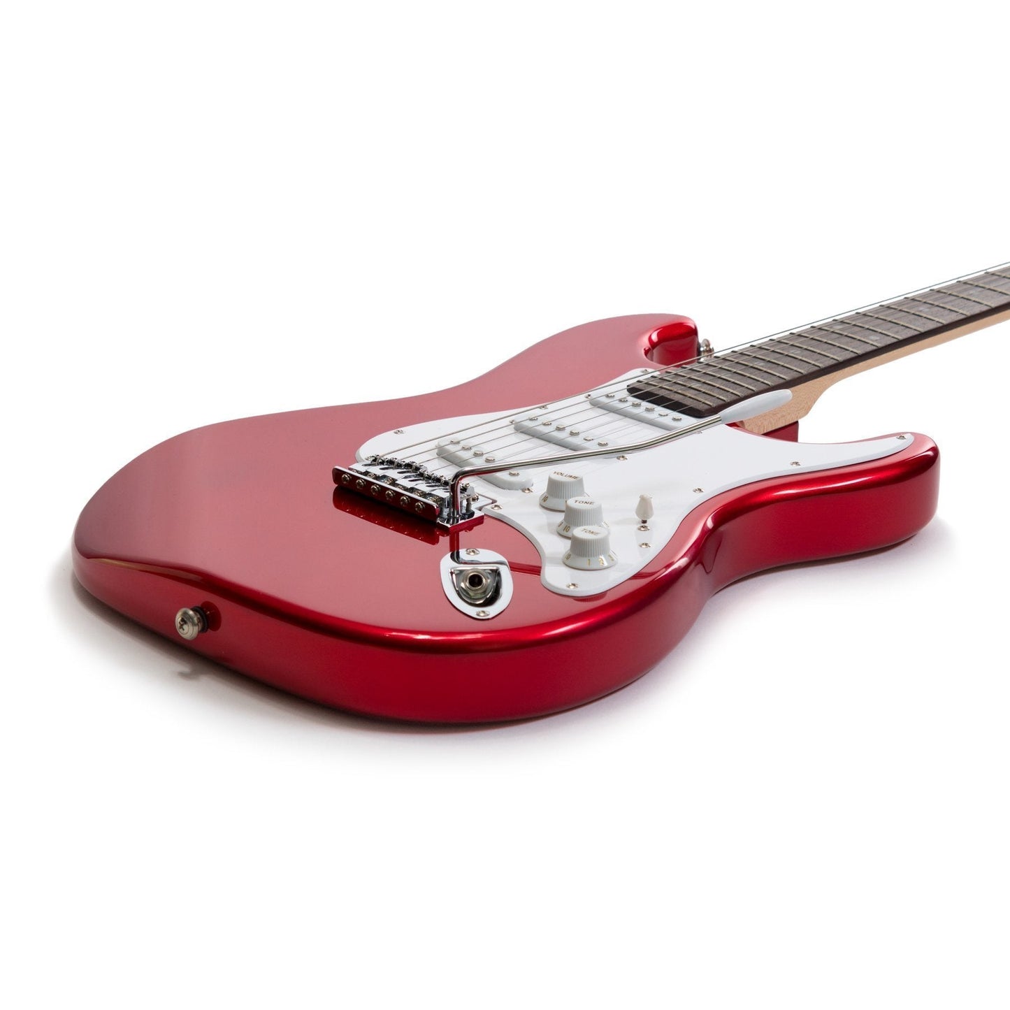 Casino ST-Style Electric Guitar and 10 Watt Amplifier Pack (Candy Apple Red)