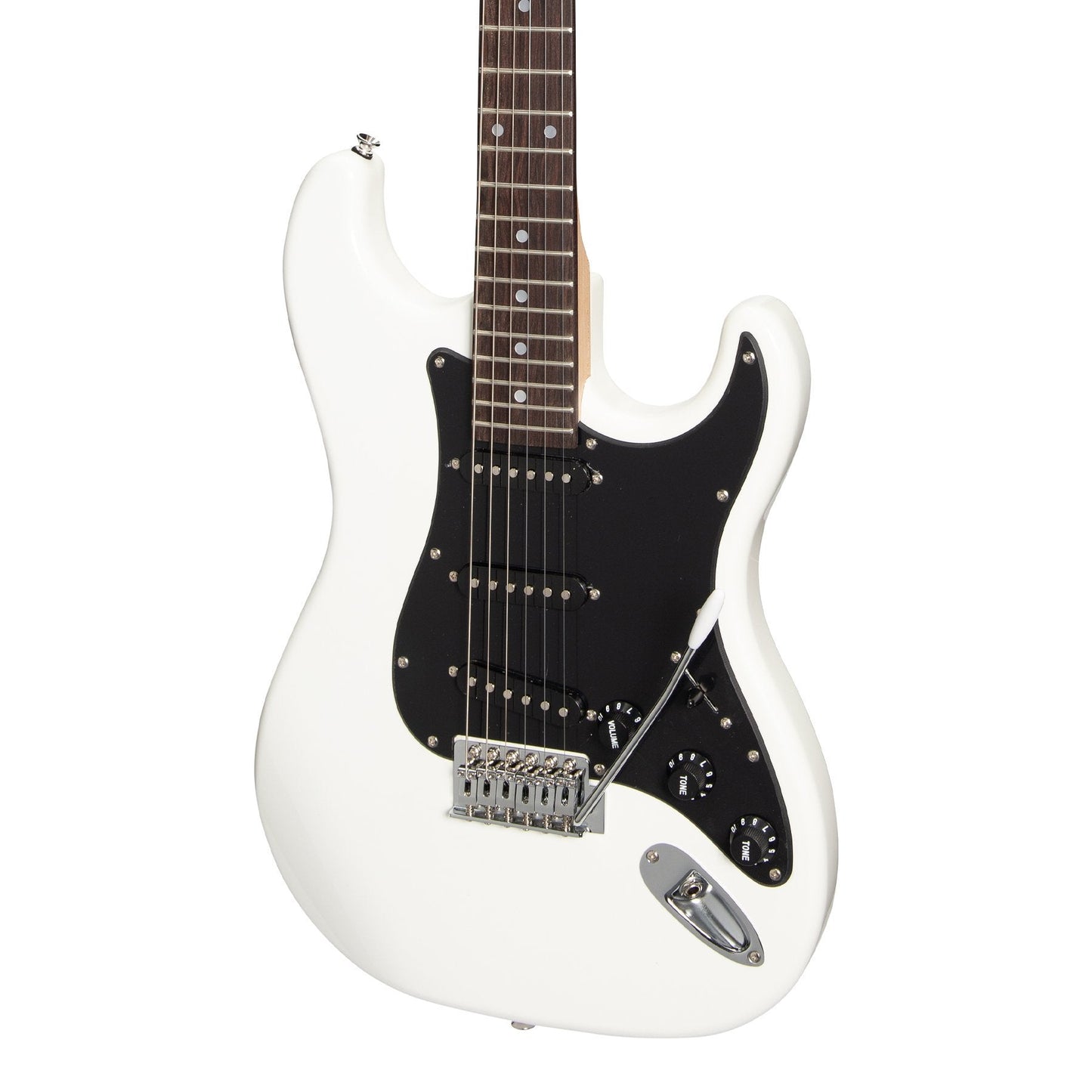 Casino ST-Style Electric Guitar and 15 Watt Amplifier Pack (White)