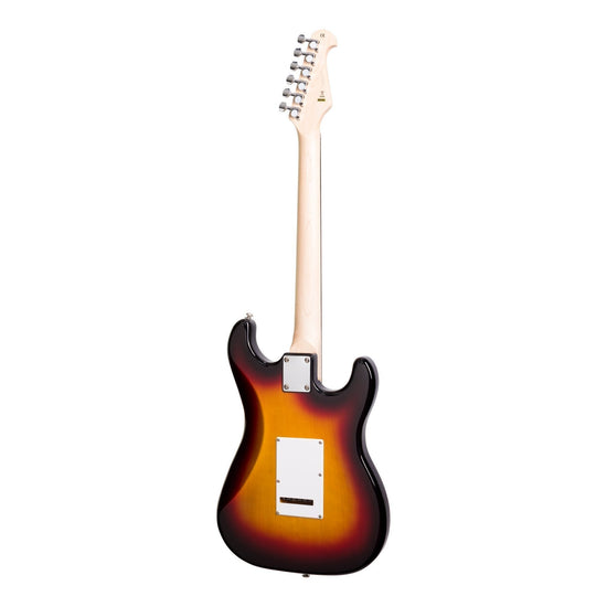 Casino ST-Style Left Handed Electric Guitar and 10 Watt Amplifier Pack (Sunburst)