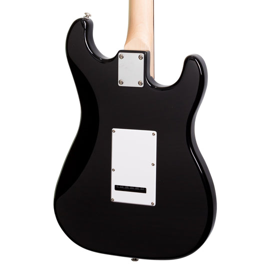 Casino ST-Style Left Handed Electric Guitar and 15 Watt Amplifier Pack (Black)