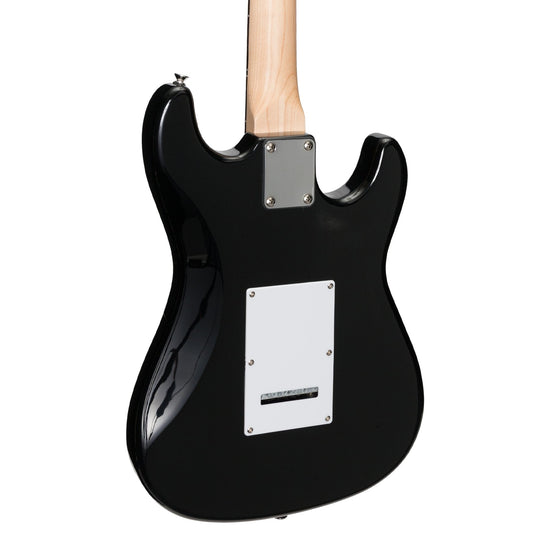 Casino ST-Style Left Handed Short-Scale Electric Guitar and 10 Watt Amplifier Pack (Black)