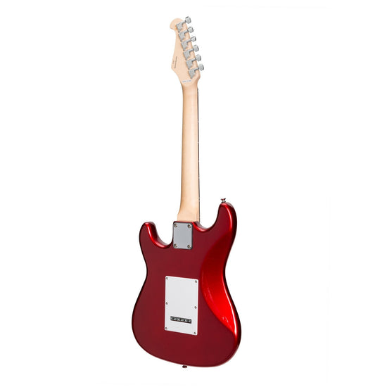 Casino ST-Style Short Scale Electric Guitar and 10 Watt Amplifier Pack (Candy Apple Red)