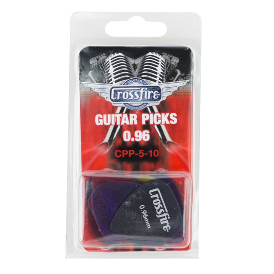 Crossfire 0.96mm Guitar Picks (10 Pack Assorted)