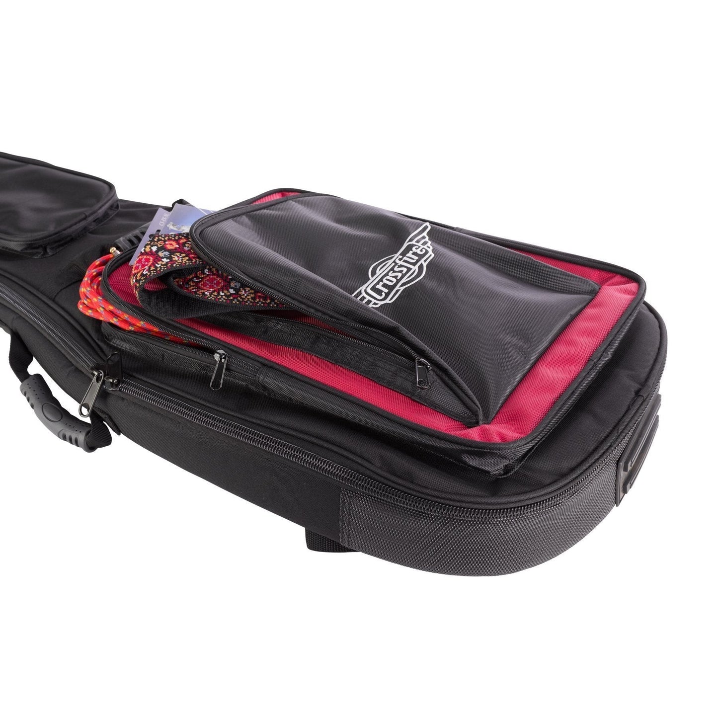 Crossfire Deluxe Padded Electric Guitar Gig Bag (Black)