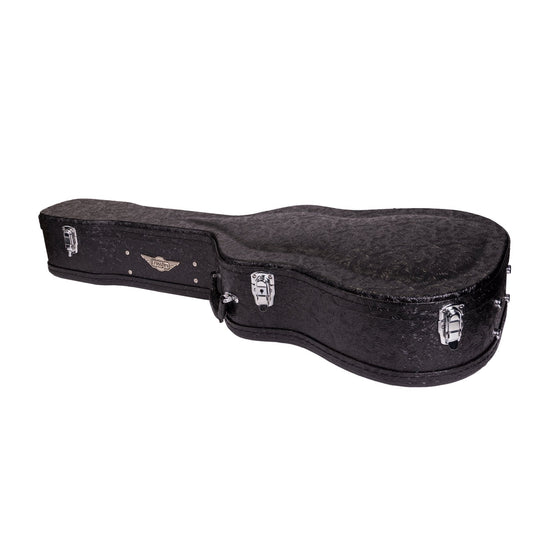 Crossfire Deluxe Shaped 12-String Acoustic Guitar Hard Case (Paisley Black)