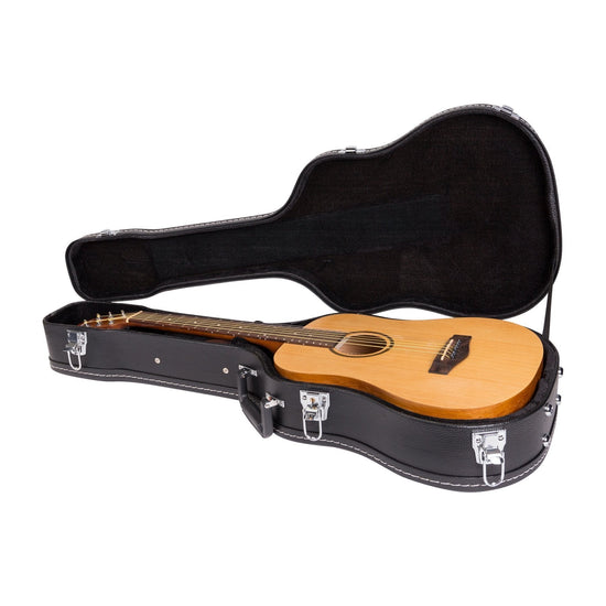 Load image into Gallery viewer, Crossfire Shaped Babe Traveller Acoustic Guitar Hard Case (Black)
