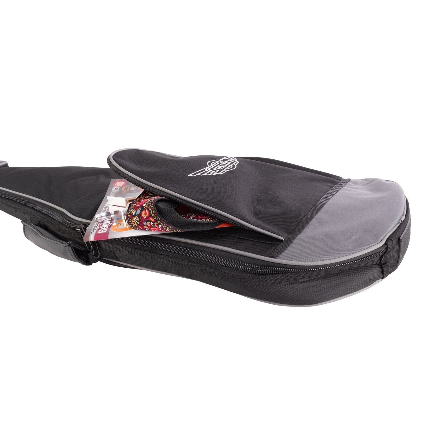 Crossfire Standard Padded Electric Bass Guitar Gig Bag (Black)