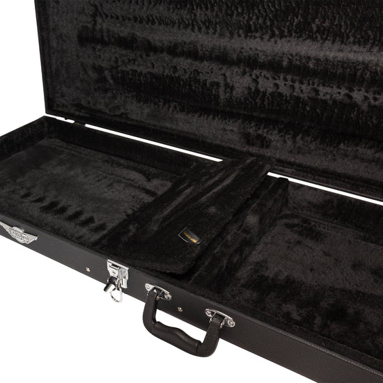 Crossfire Standard Rectangular JM and Jag-Style Offset Bass Hard Case (Black)