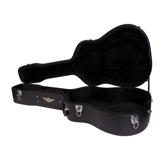 Load image into Gallery viewer, Crossfire Standard Shaped 12-String Acoustic Guitar Hard Case (Black)
