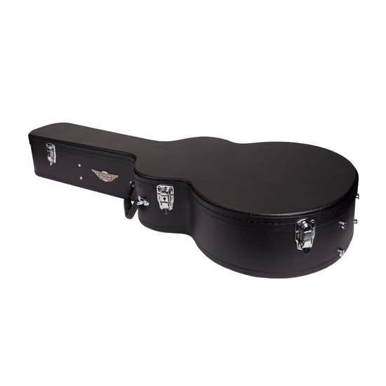 Crossfire Standard Shaped Small Body Acoustic Guitar Hard Case (Black)