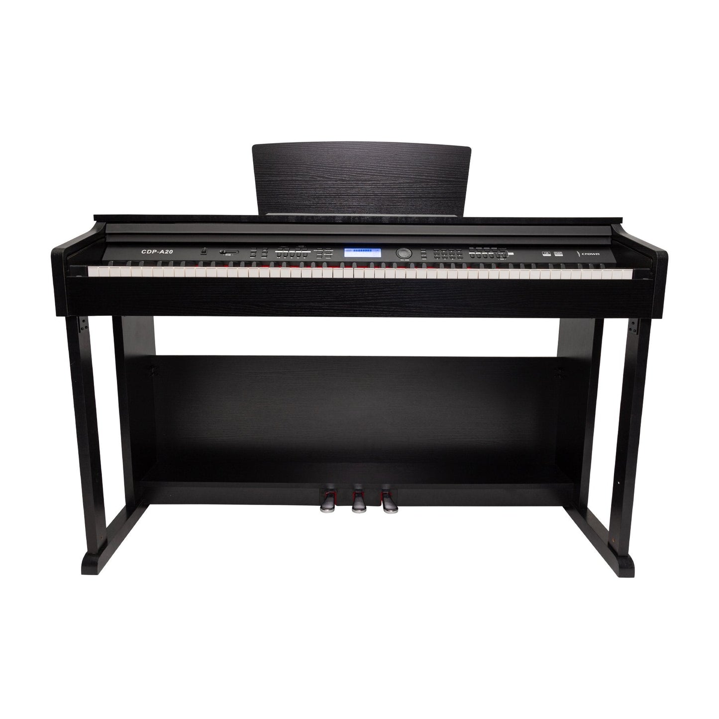 Crown A20 88-Key Touch Responsive Digital Piano (Black)