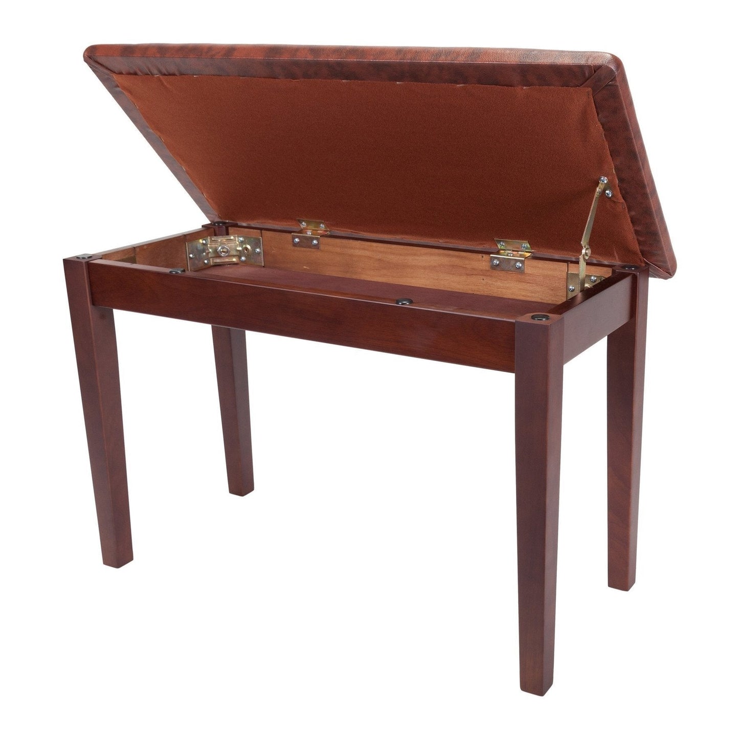 Crown Standard Duet Piano Stool with Storage Compartment (Walnut)