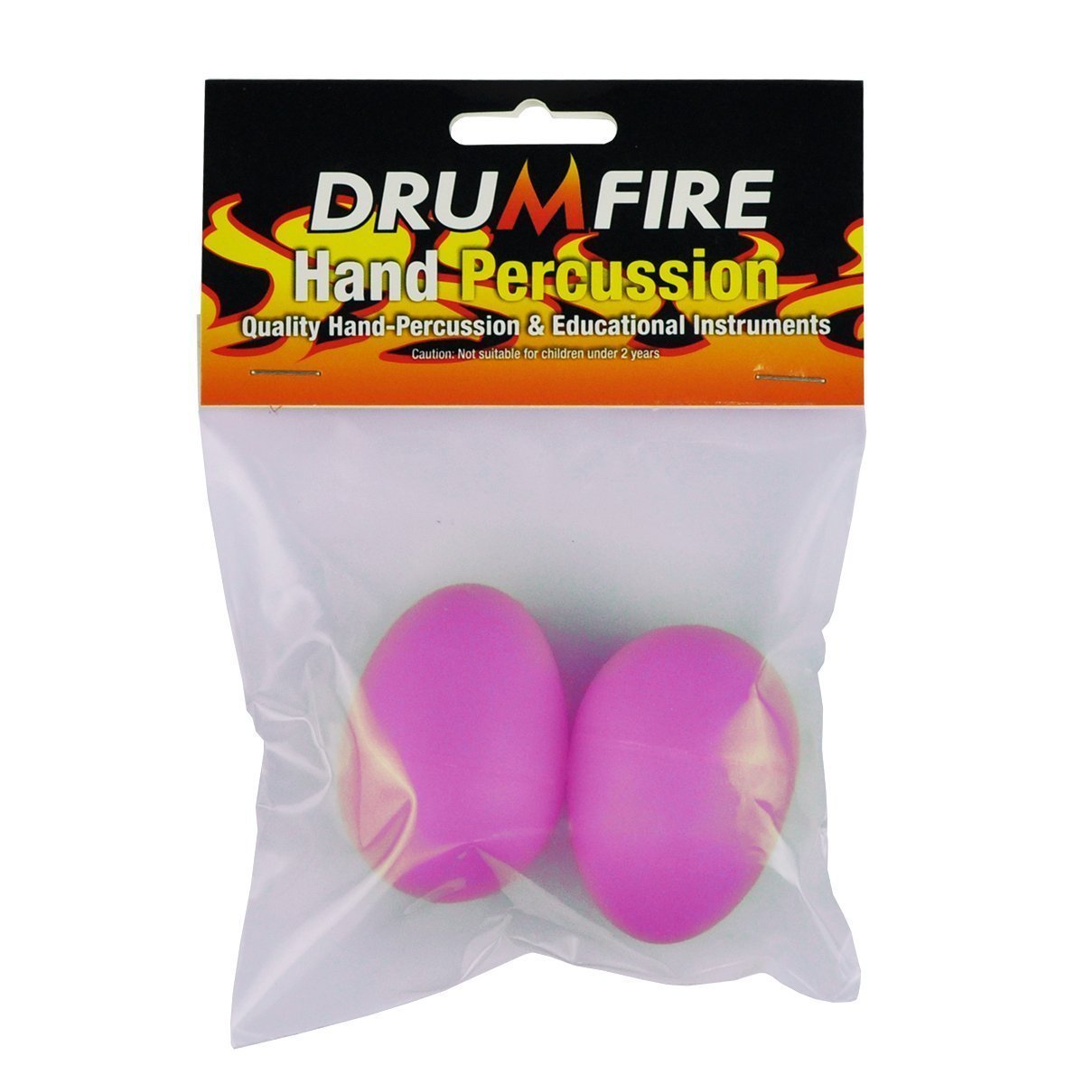 Drumfire Egg Shaker Pair (Pink)