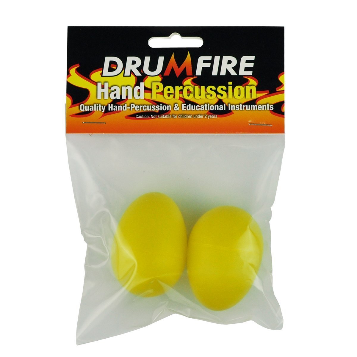 Drumfire Egg Shaker Pair (Yellow)