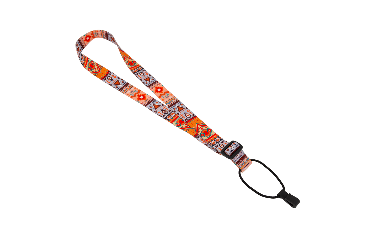 Fretz 1" Print Neck Ukulele Strap Orange
