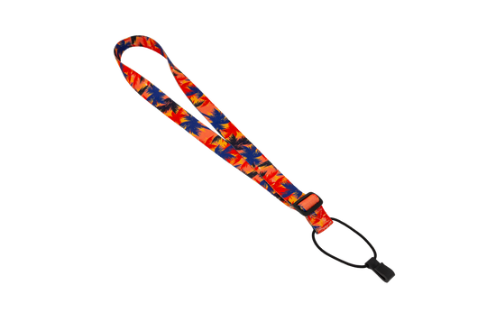 Fretz 1" Print Neck Ukulele Strap Red