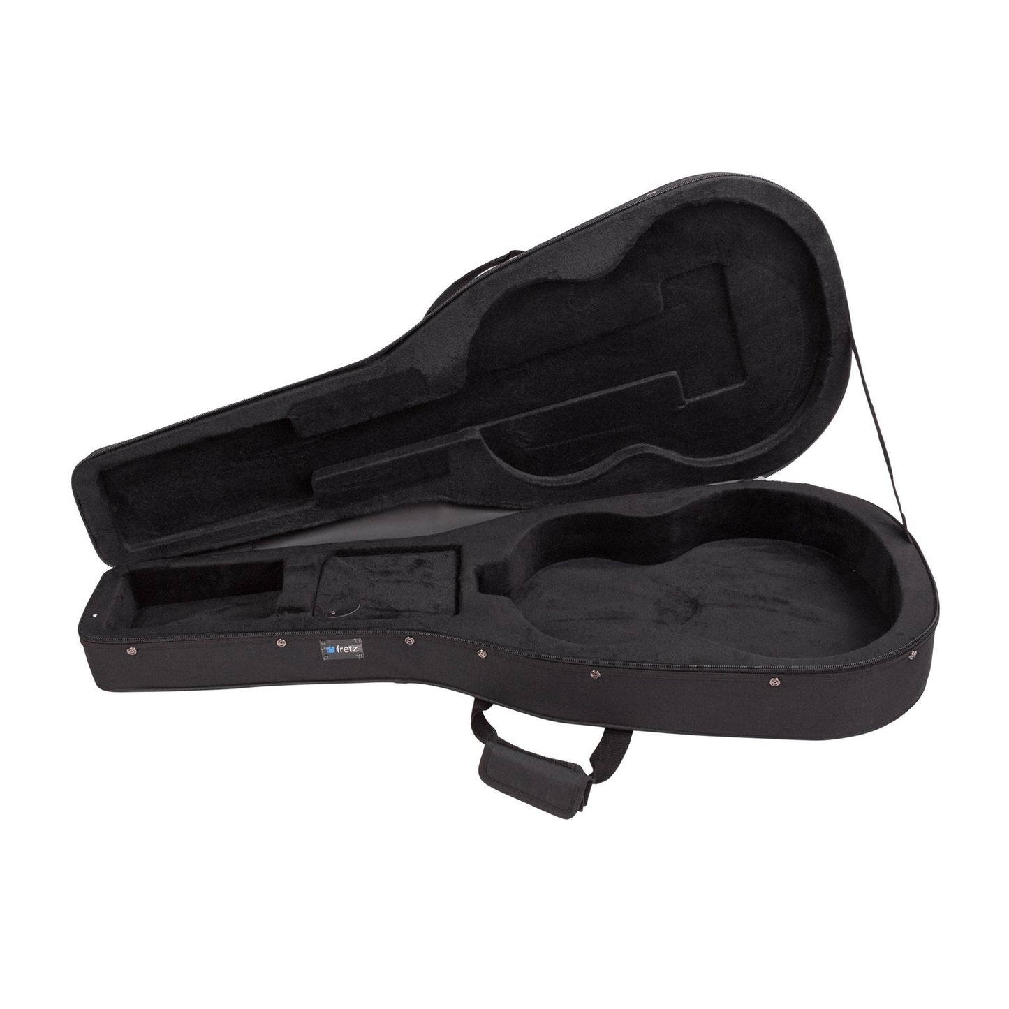 Fretz Shaped Classical Guitar Polyfoam Case (Black)