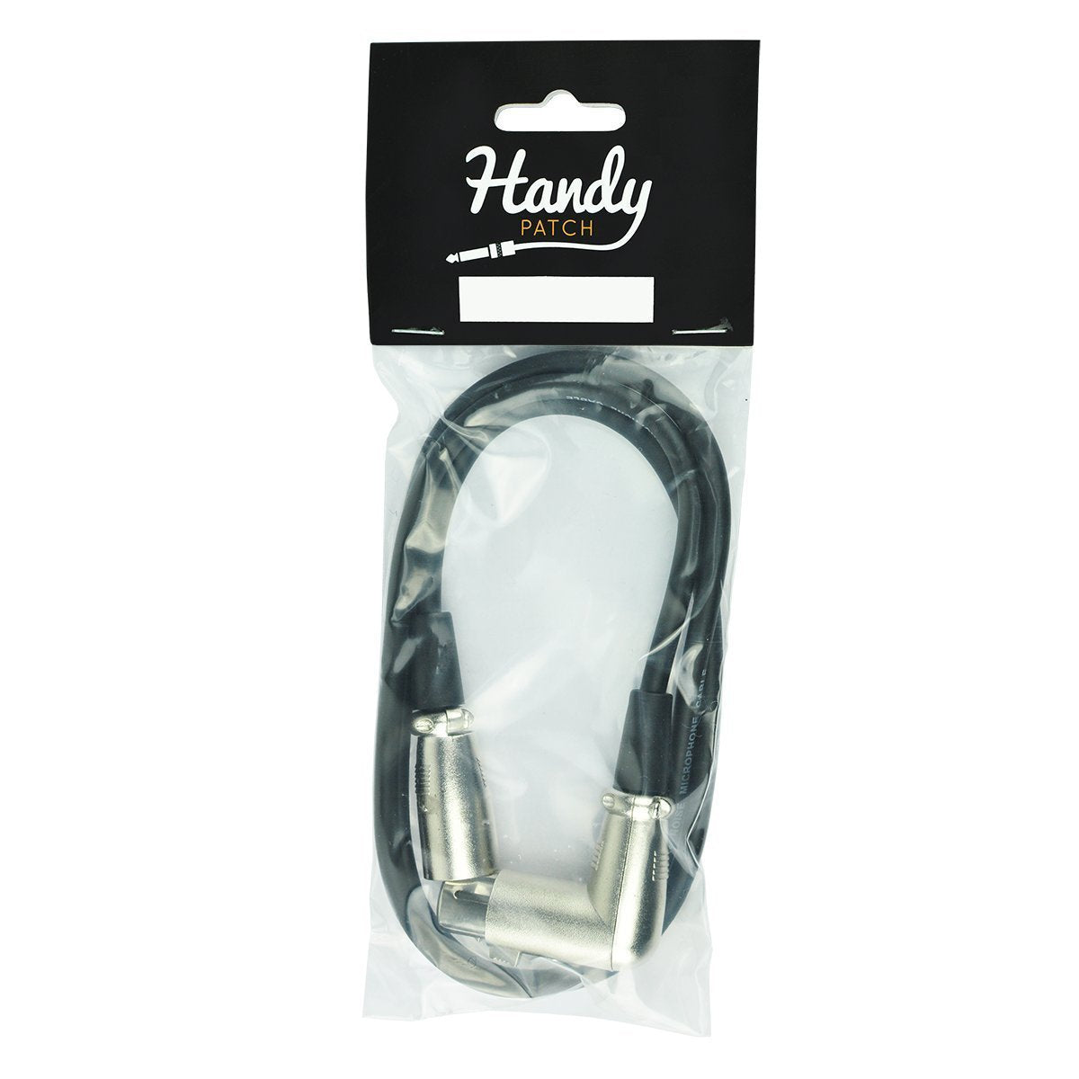 Handy Patch Right Angled Female XLR to Male XLR Cable (1m)