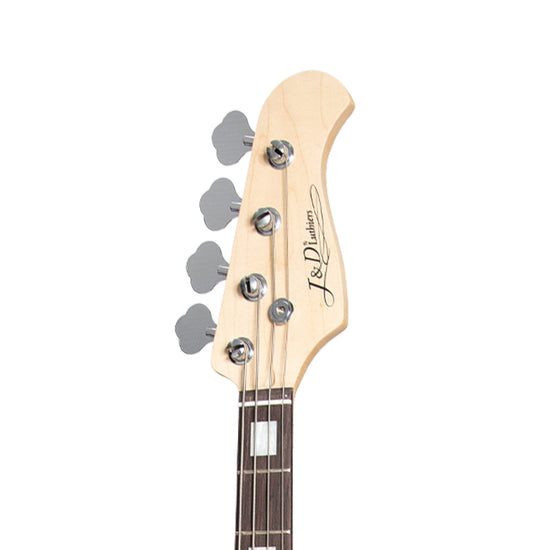 J&D Luthiers 4-String JB-Style Electric Bass Guitar (Black)