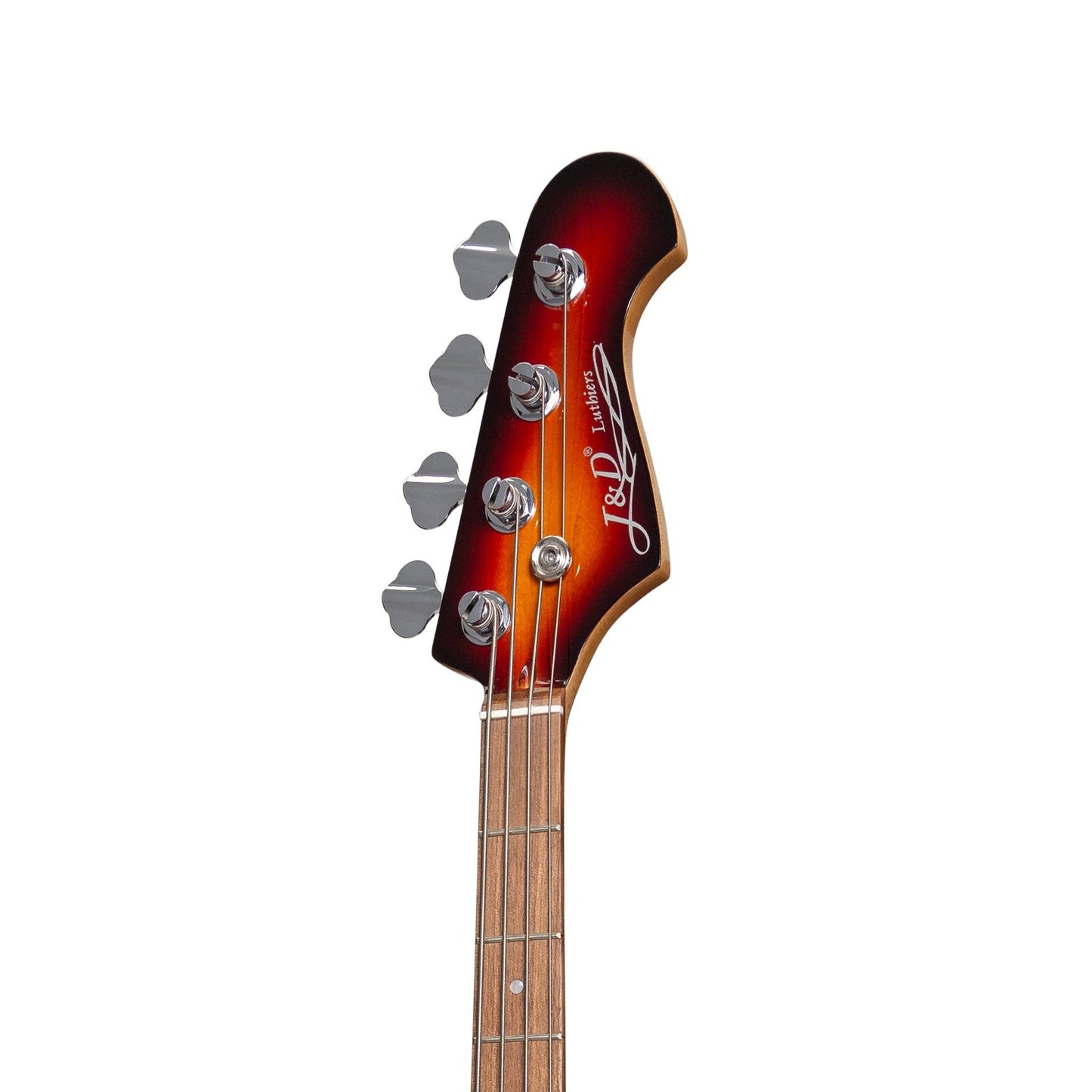 J D Luthiers 4 String JM Style Electric Bass Guitar Tobacco