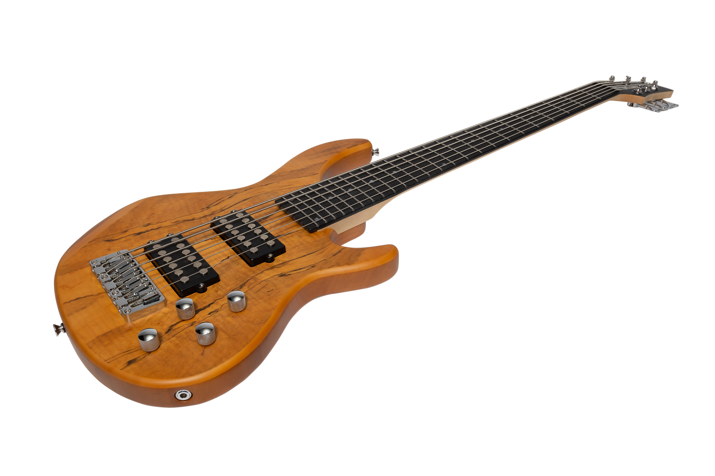 J&D Luthiers 6-String T-Style Contemporary Active Electric Bass Guitar (Natural Satin)