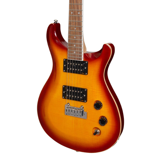 J&D Luthiers 'Duke' Contemporary Style Electric Guitar (Honeyburst)