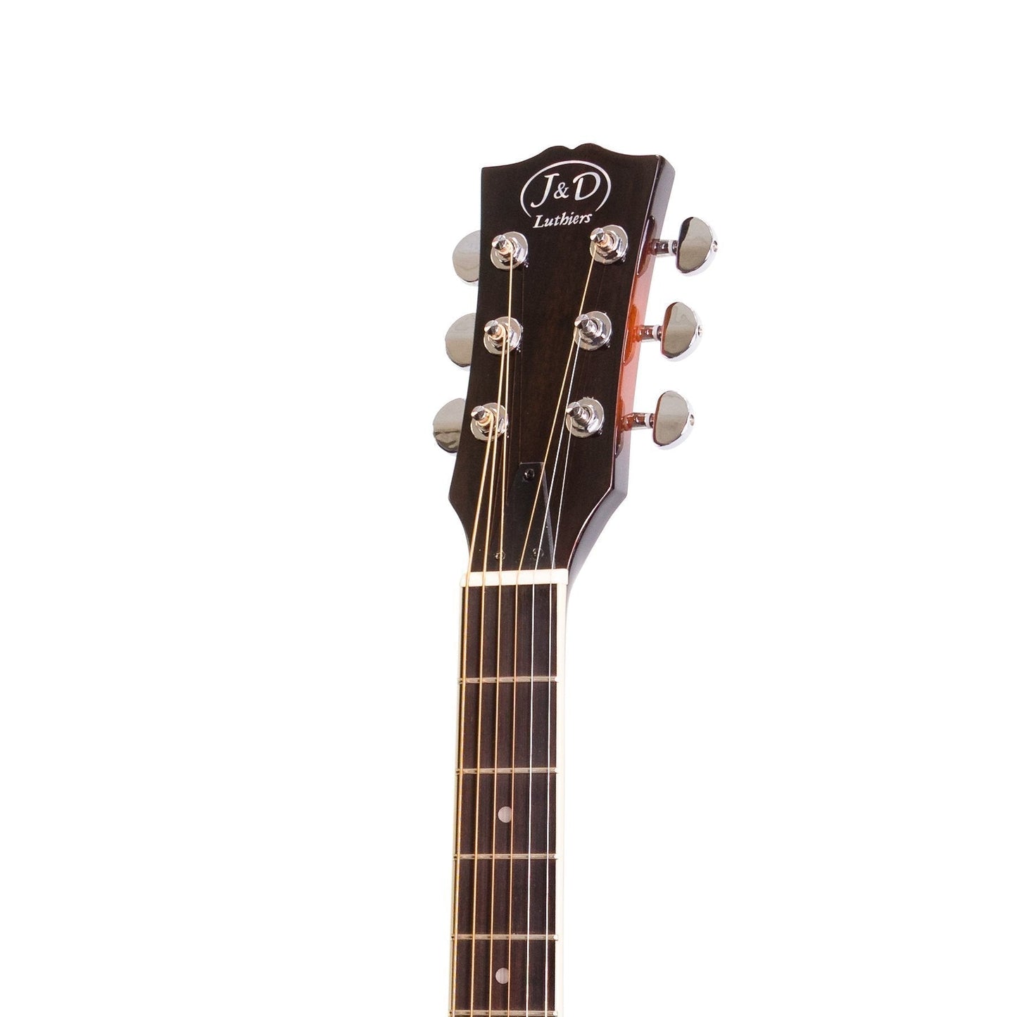 J&D Luthiers Hollow Body Archtop Electric Guitar (Vintage Sunburst)