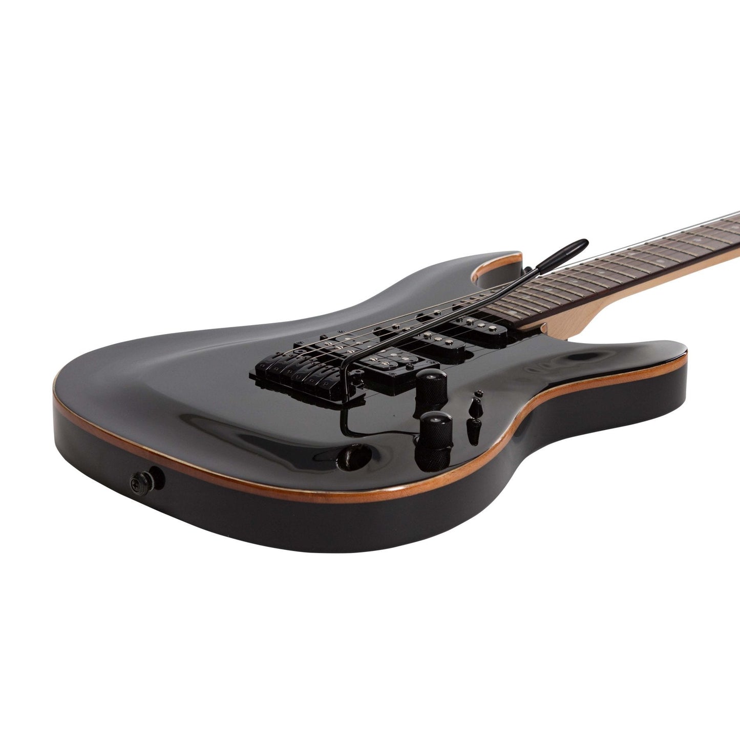 J&D Luthiers IE9 Contemporary Electric Guitar (Transparent Black)