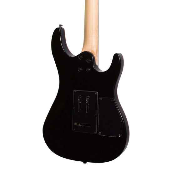 J&D Luthiers IE9 Contemporary Left Handed Electric Guitar (Transparent Black)