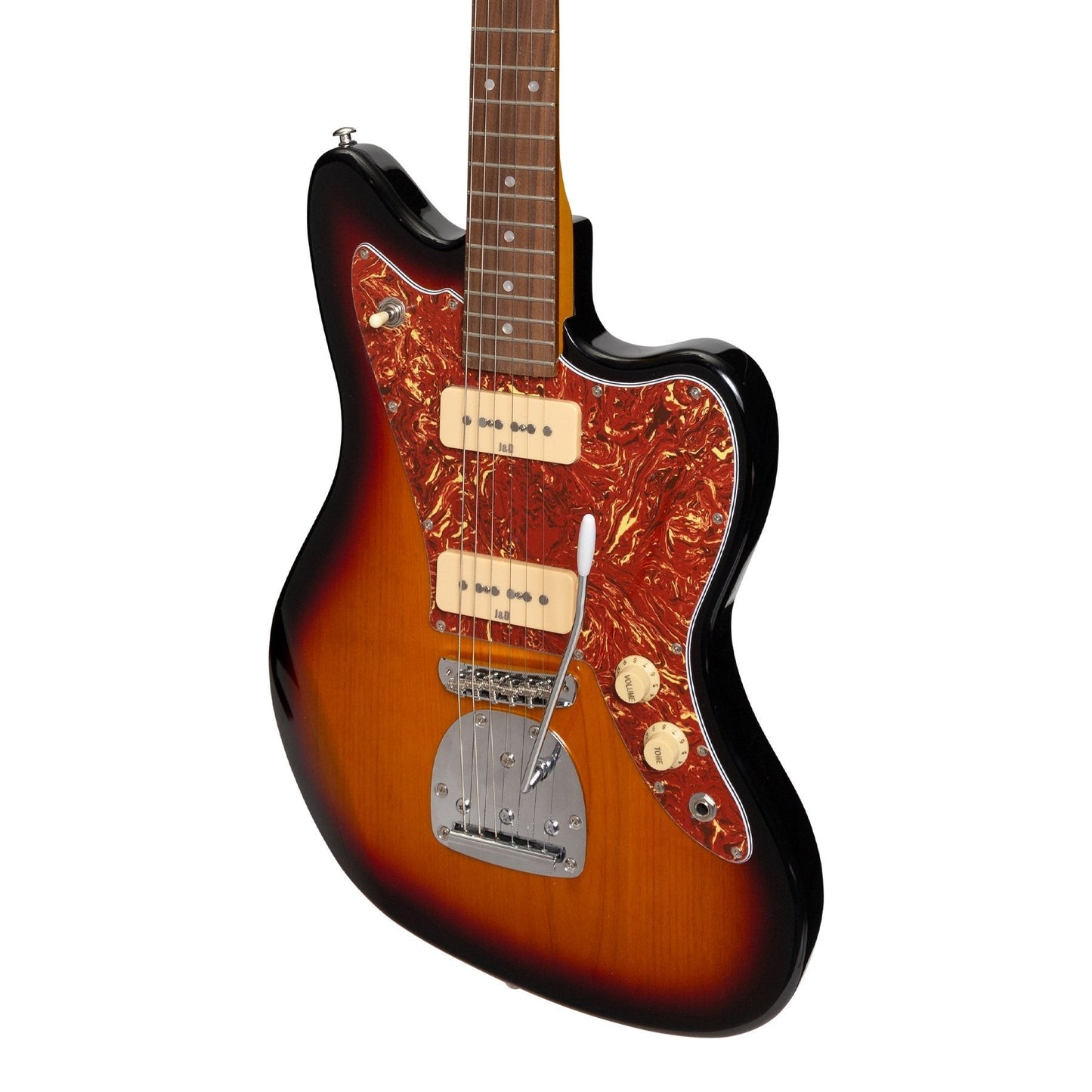 J&D Luthiers JM-Style Electric Guitar (Tobacco Sunburst)