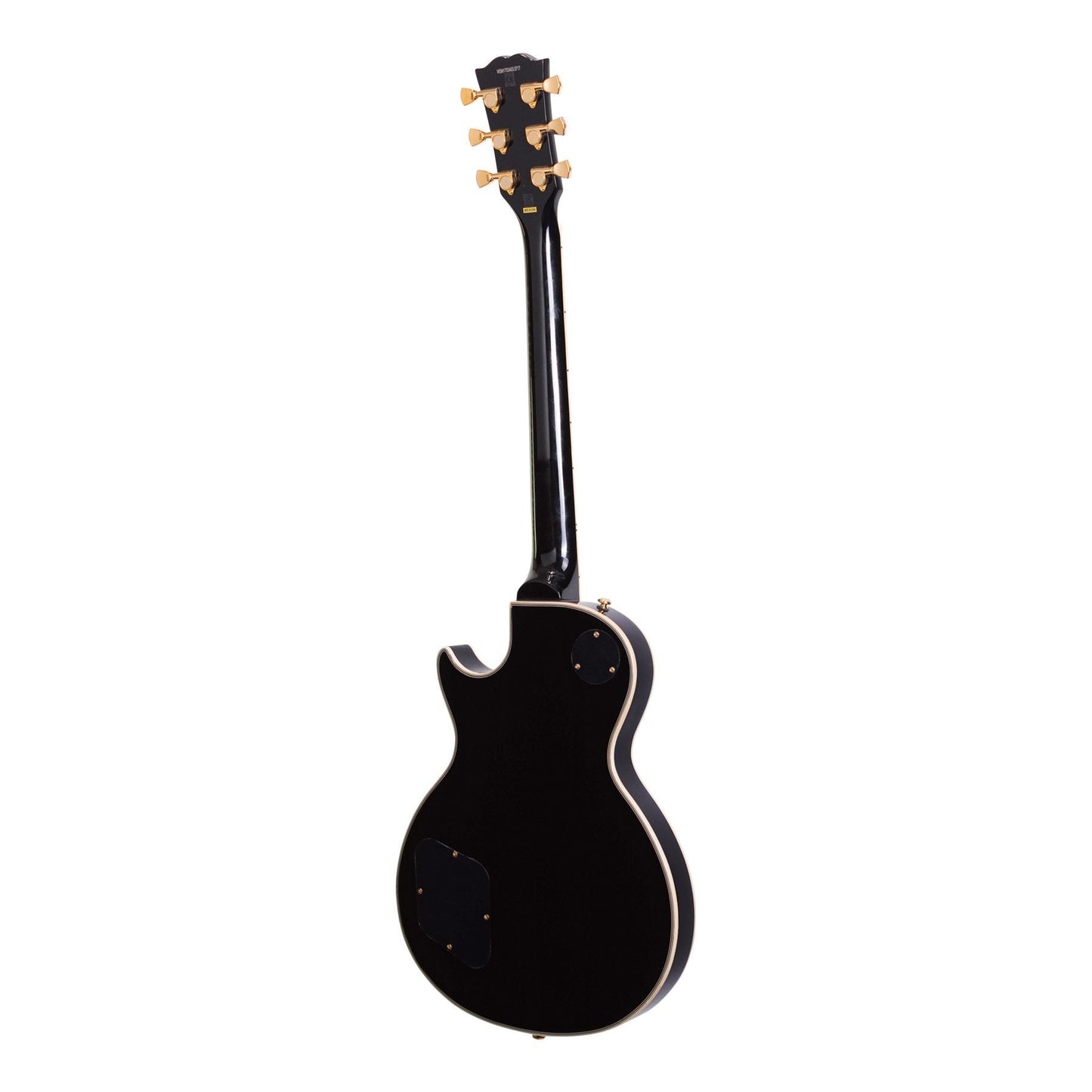 J&D Luthiers LP-Custom Style Electric Guitar (Black)