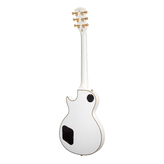 J&D Luthiers LP-Custom Style Electric Guitar (White)