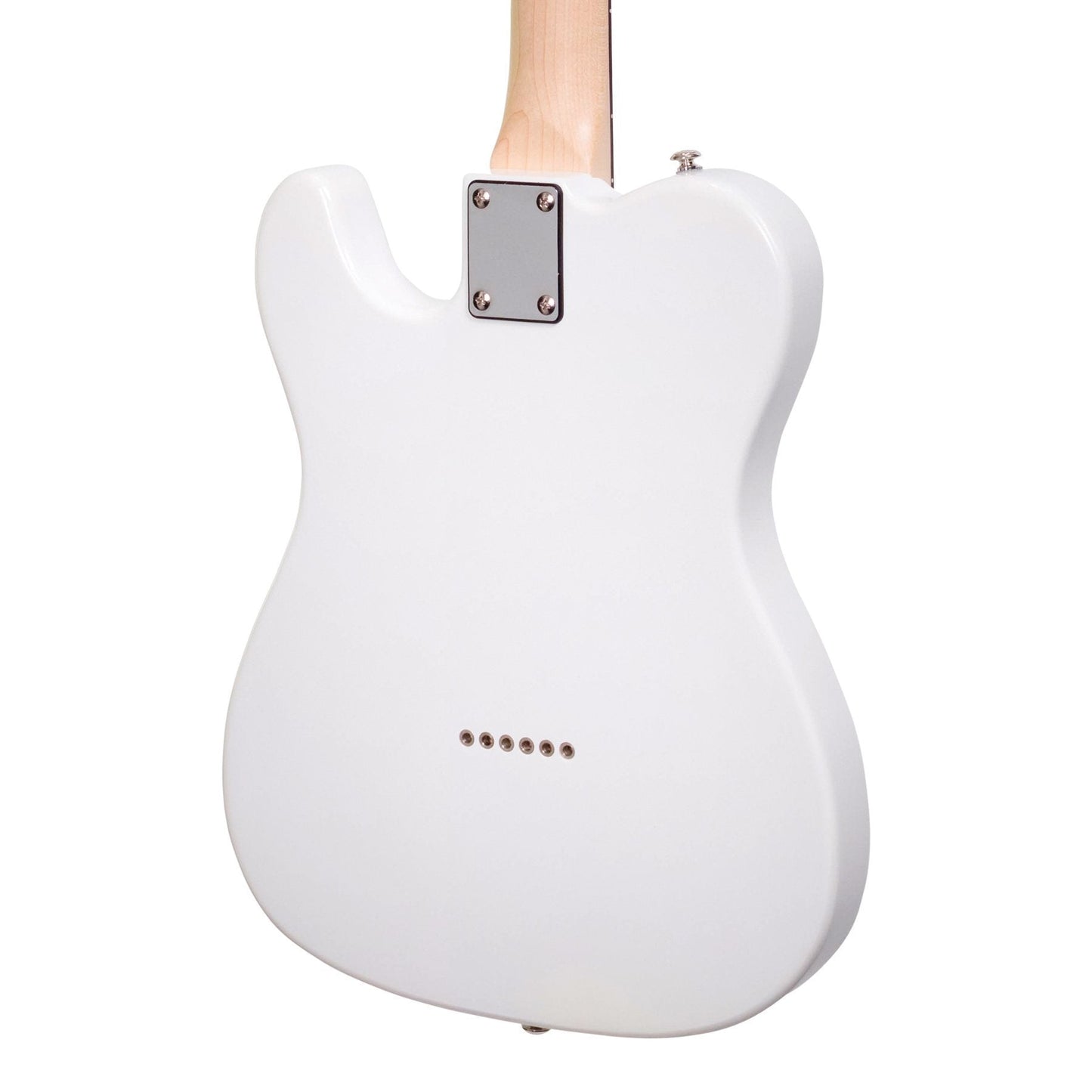 J&D Luthiers TE-Style Electric Guitar (White)