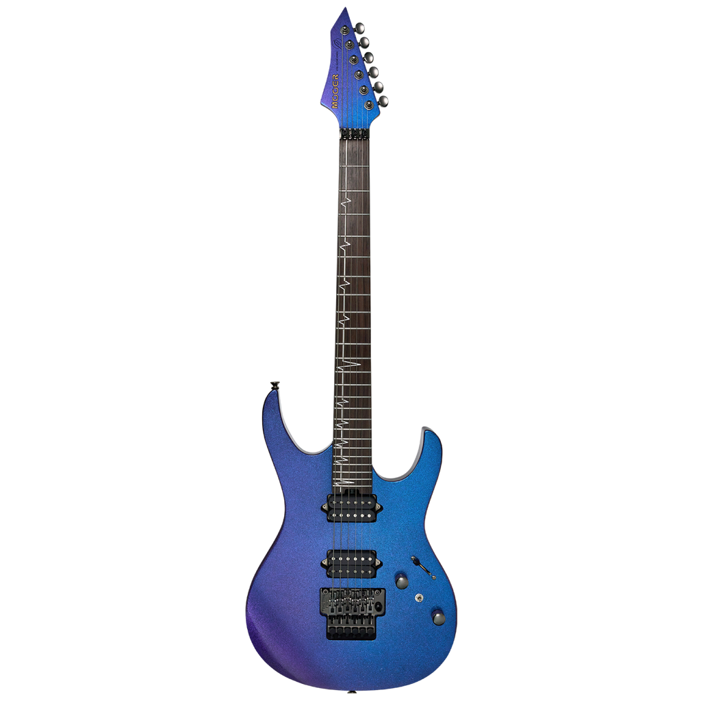 MOOER MMT100 FLOYD ROSE ELECTRIC GUITAR (AURORA PURPLE