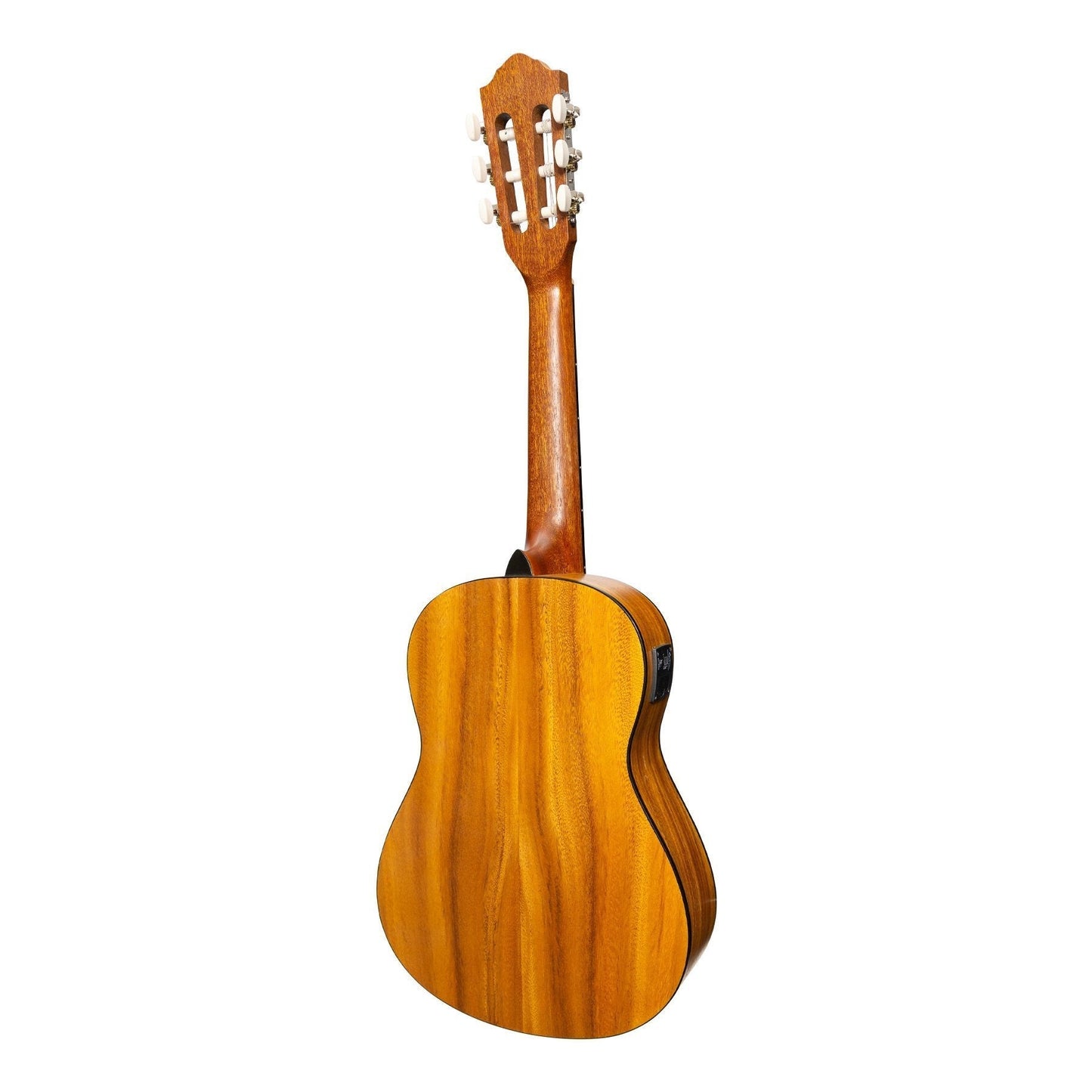 Martinez 1/2 Size Student Classical Guitar with Built In Tuner (Spruce/Koa)