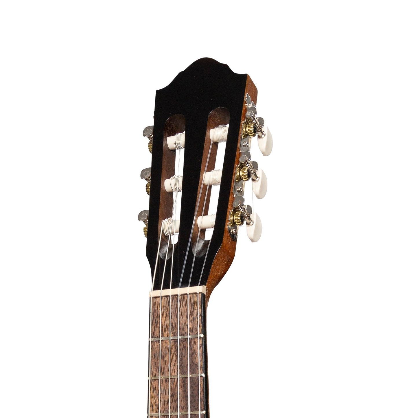 Martinez 1/2 Size Student Classical Guitar with Built In Tuner (Spruce/Koa)