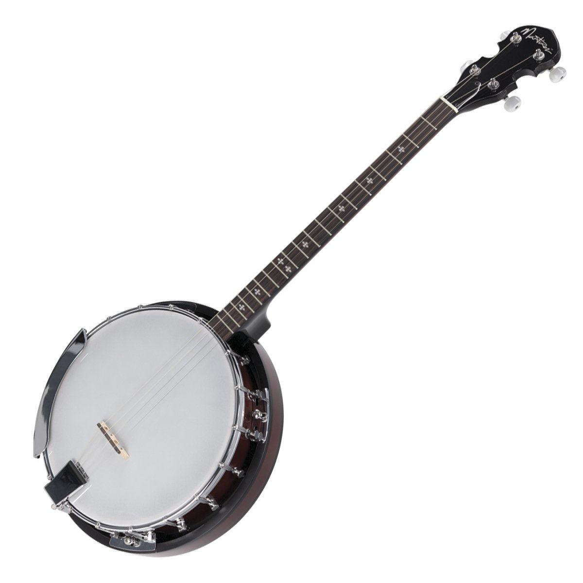 Martinez 4-String Tenor Resonator Banjo (Natural Gloss)