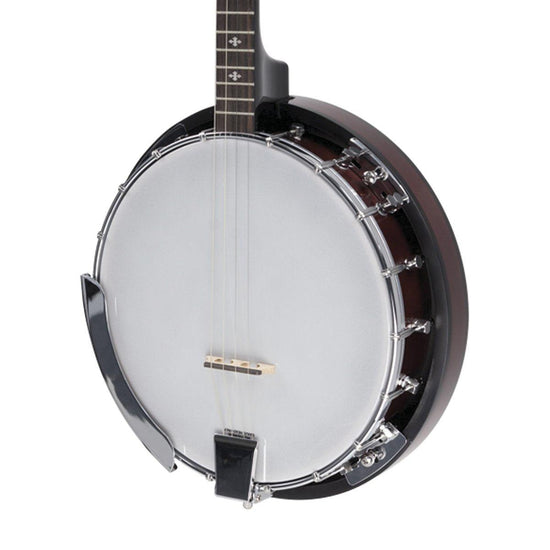 Martinez 4-String Tenor Resonator Banjo (Natural Gloss)