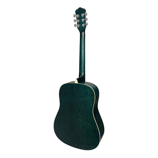 Martinez '41 Series' Dreadnought Acoustic Guitar (Blue)