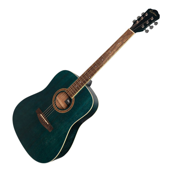 Martinez '41 Series' Dreadnought Acoustic Guitar (Blue)