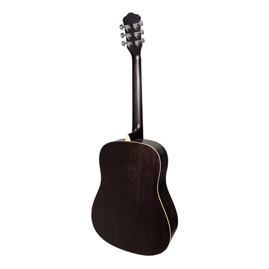 Martinez '41 Series' Dreadnought Acoustic Guitar Pack (Black)