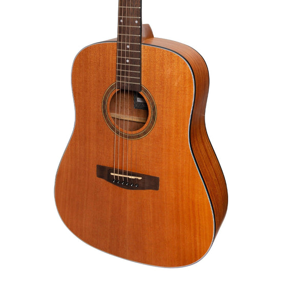 Martinez '41 Series' Dreadnought Acoustic Guitar Pack (Mahogany)