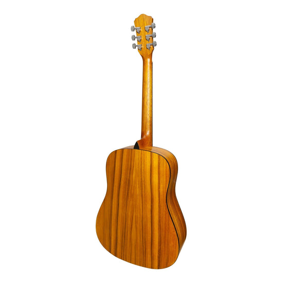 Martinez '41 Series' Dreadnought Acoustic Guitar Pack (Spruce/Koa)