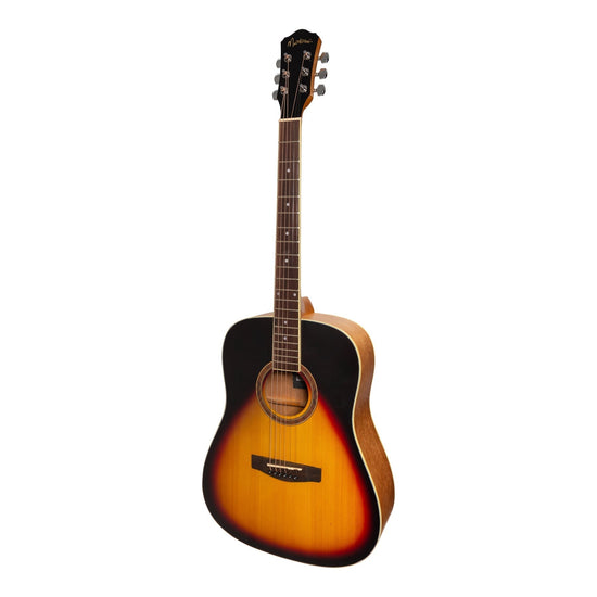 Martinez '41 Series' Dreadnought Acoustic Guitar Pack (Tobacco Sunburst)