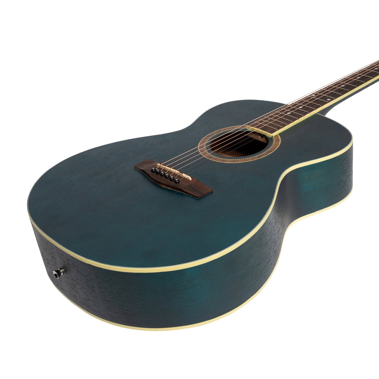 Martinez '41 Series' Folk Size Acoustic Guitar (Blue)